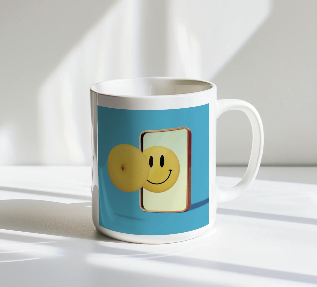 Smiley from Behind tazza in ceramica da suckertom