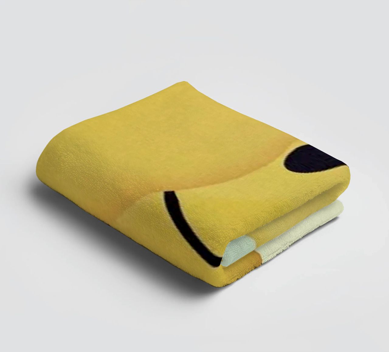 Smiley from Behind towel by suckertom