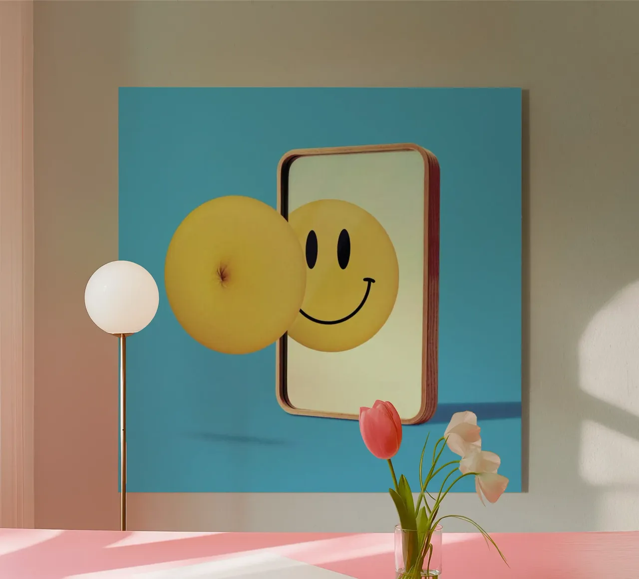 Smiley from Behind plexiglass da suckertom