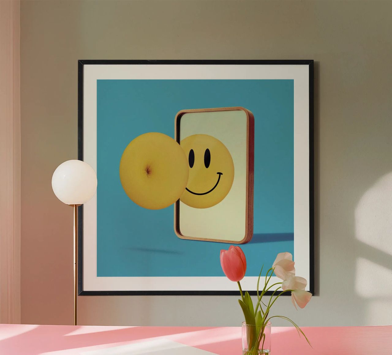 Smiley from Behind Hahnemühle von suckertom