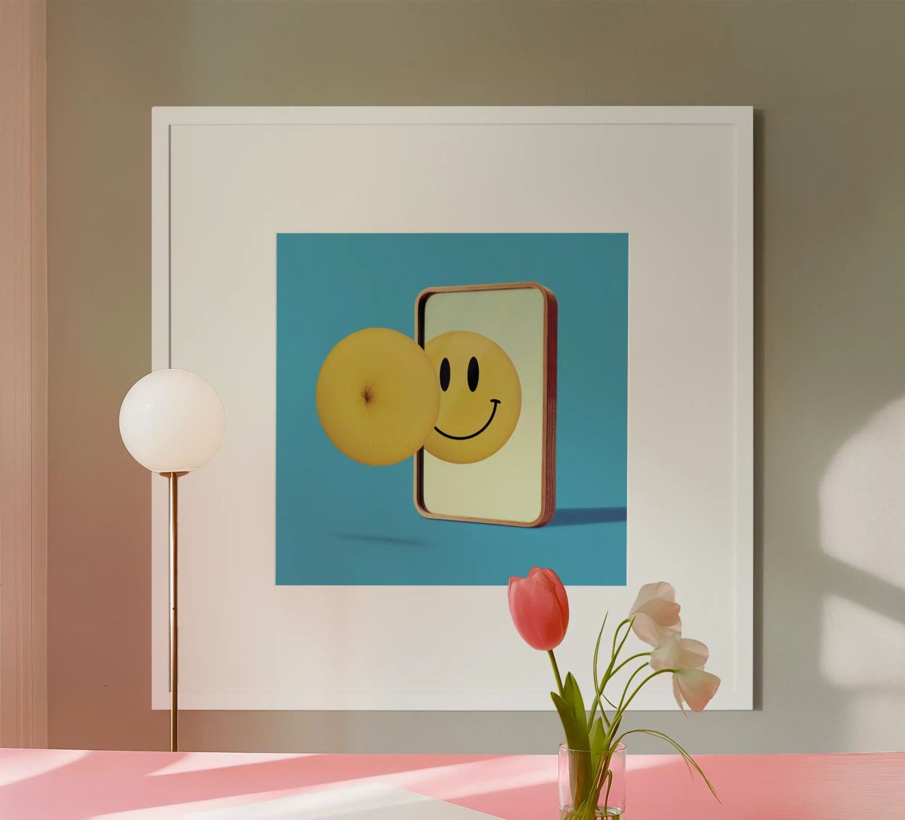 Smiley from Behind Hahnemühle von suckertom