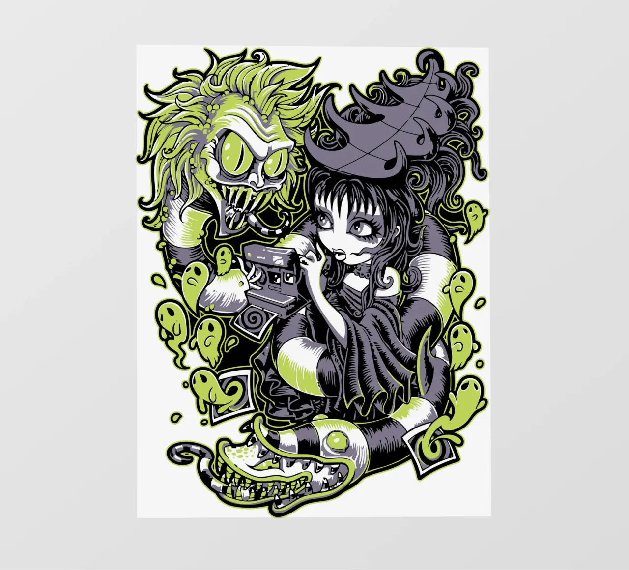 Witch Art Design bâche pvc de nirwanaart