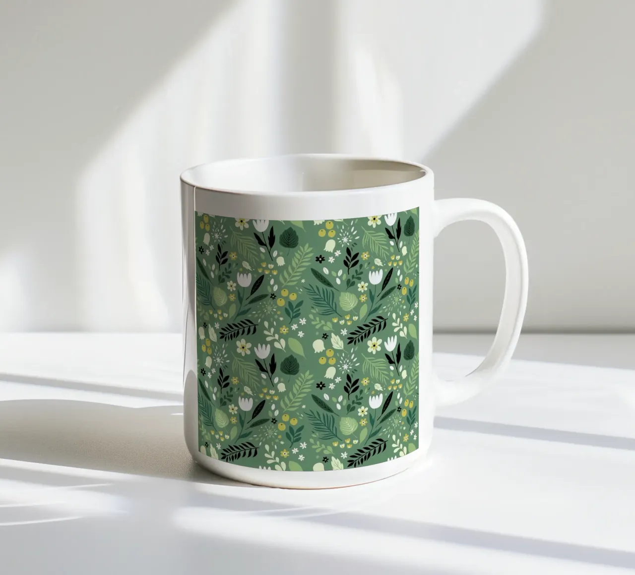 Frühlingswald tazza in ceramica da A Nordic Girl