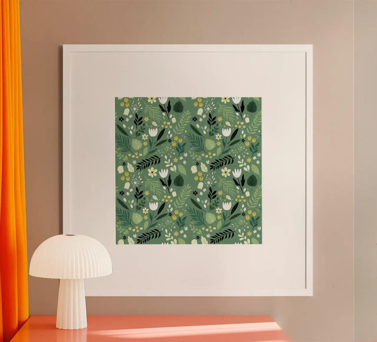 Frühlingswald poster da A Nordic Girl