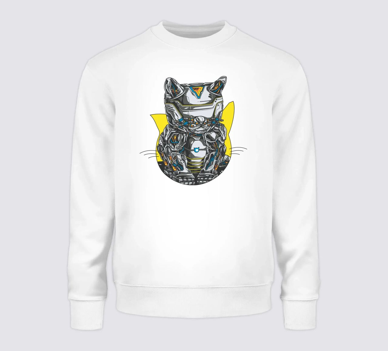 Robo Cat Art Design felpa da nirwanaart