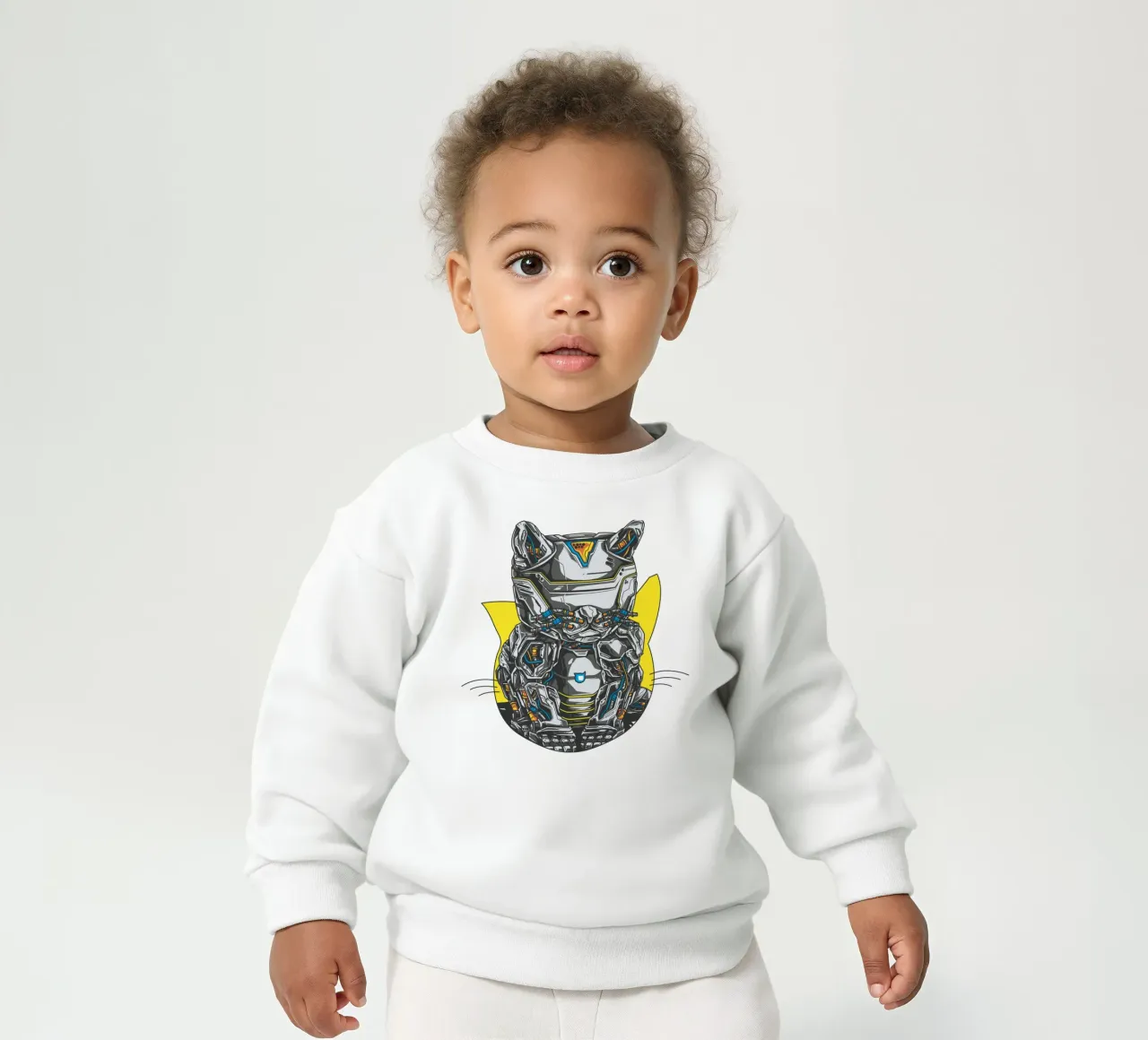 Robo Cat Art Design sudadera de bebé de nirwanaart