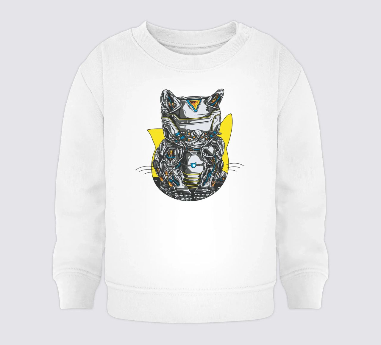 Robo Cat Art Design felpa neonato da nirwanaart