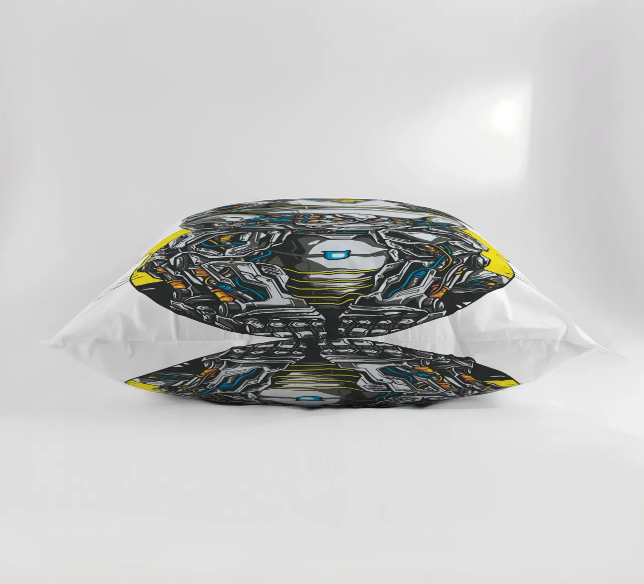 Robo Cat Art Design cuscino da nirwanaart