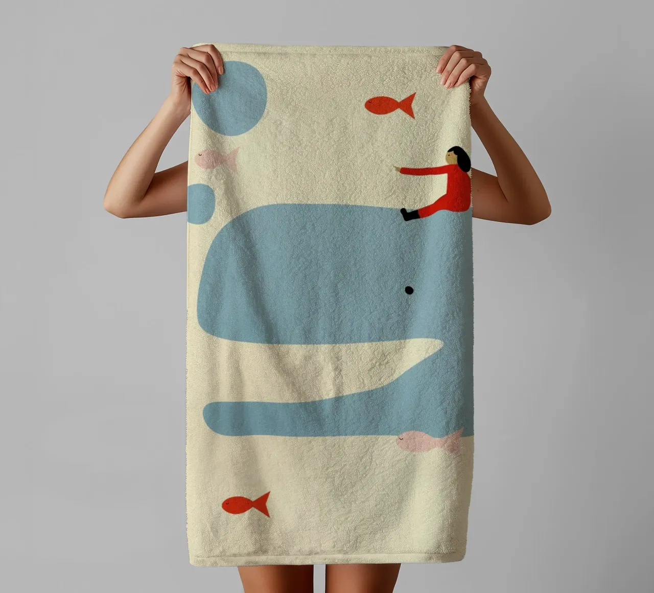 An Ocean Adventure asciugamano da bagno da Little Flourishes