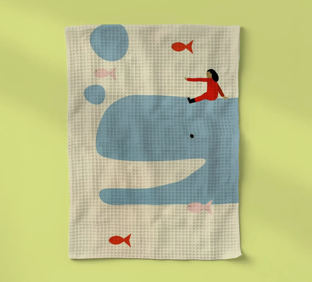 An Ocean Adventure tea towel by Little Flourishes