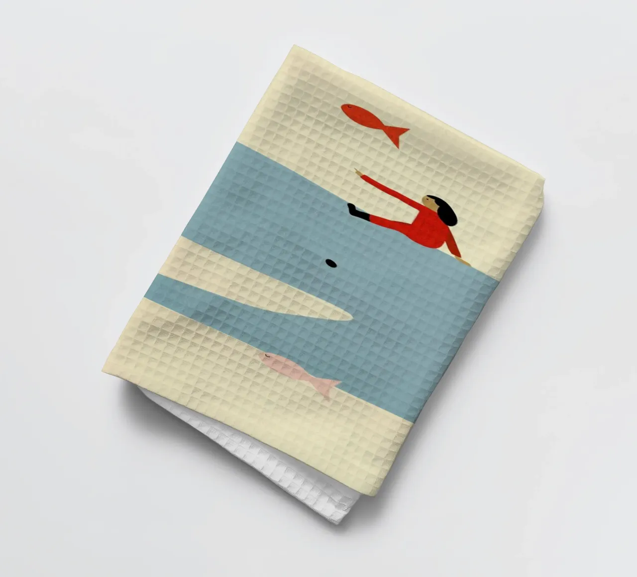 An Ocean Adventure tea towel by Little Flourishes