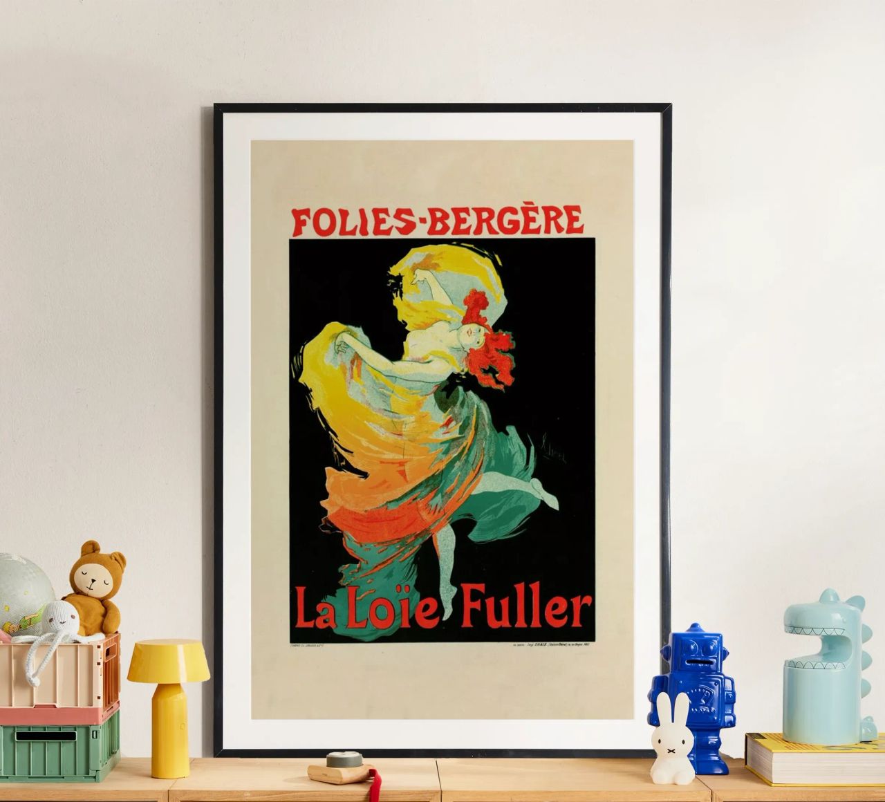 Folies-Berg - Jules Chéret poster da Artokoloro Quint Lox Ltd