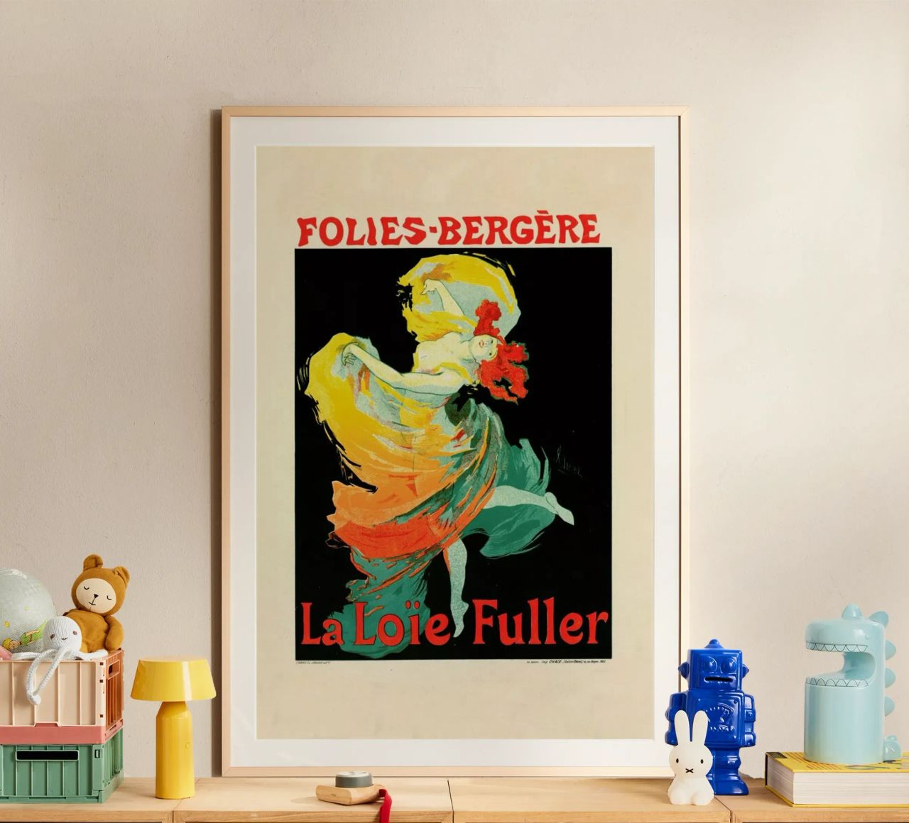 Folies-Berg - Jules Chéret poster da Artokoloro Quint Lox Ltd