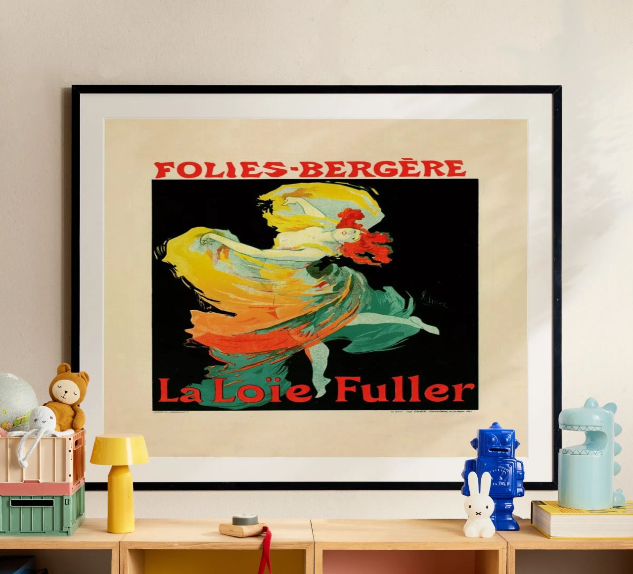Folies-Berg - Jules Chéret poster da Artokoloro Quint Lox Ltd