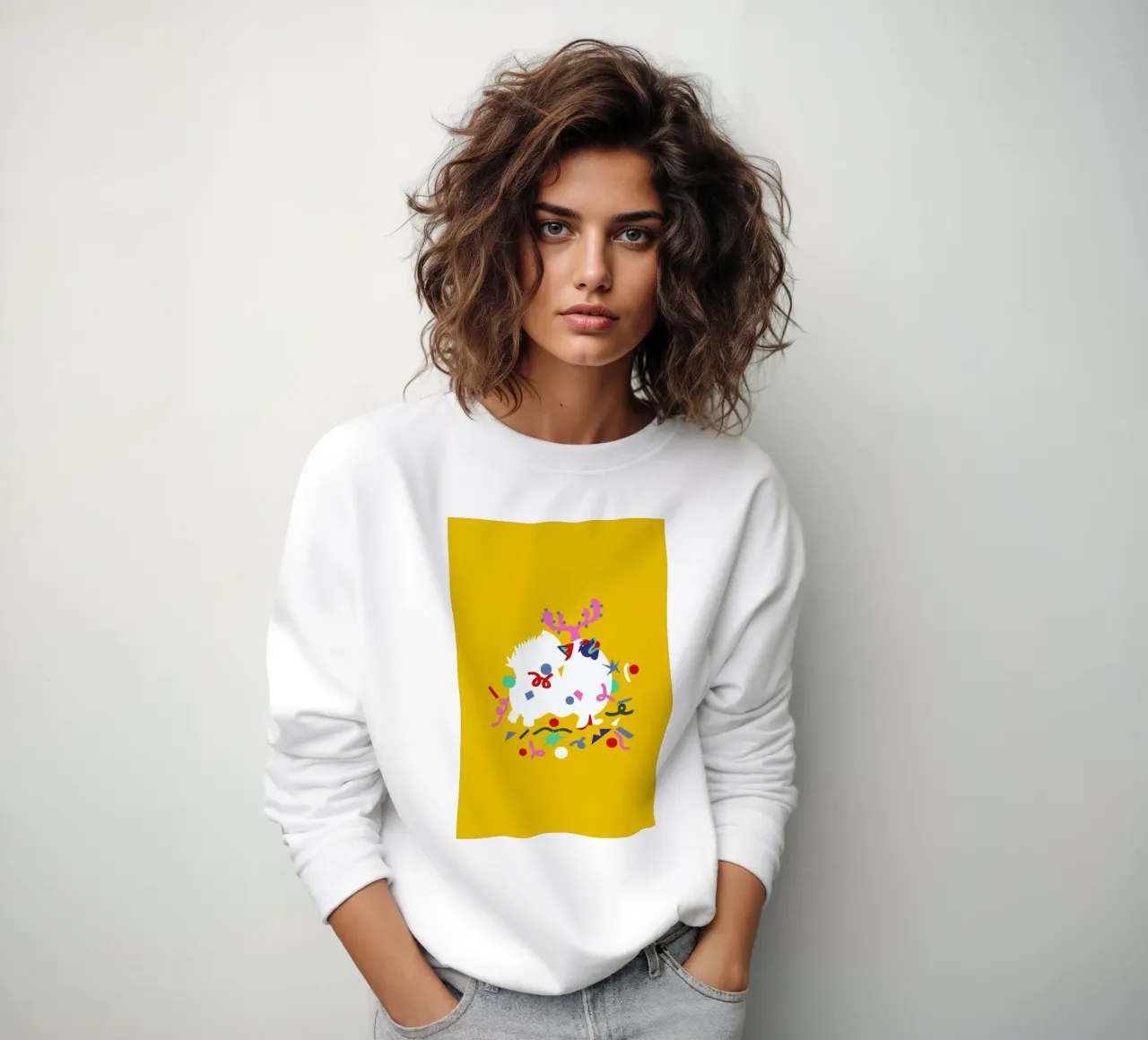 Xmas Pom Pom sudadera de Mariery Young