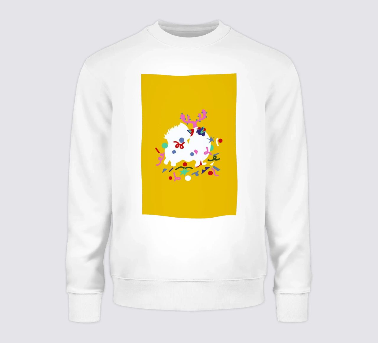 Xmas Pom Pom felpa da Mariery Young