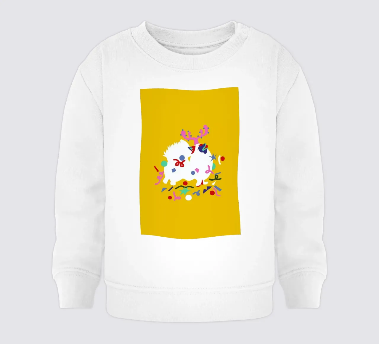 Xmas Pom Pom felpa neonato da Mariery Young