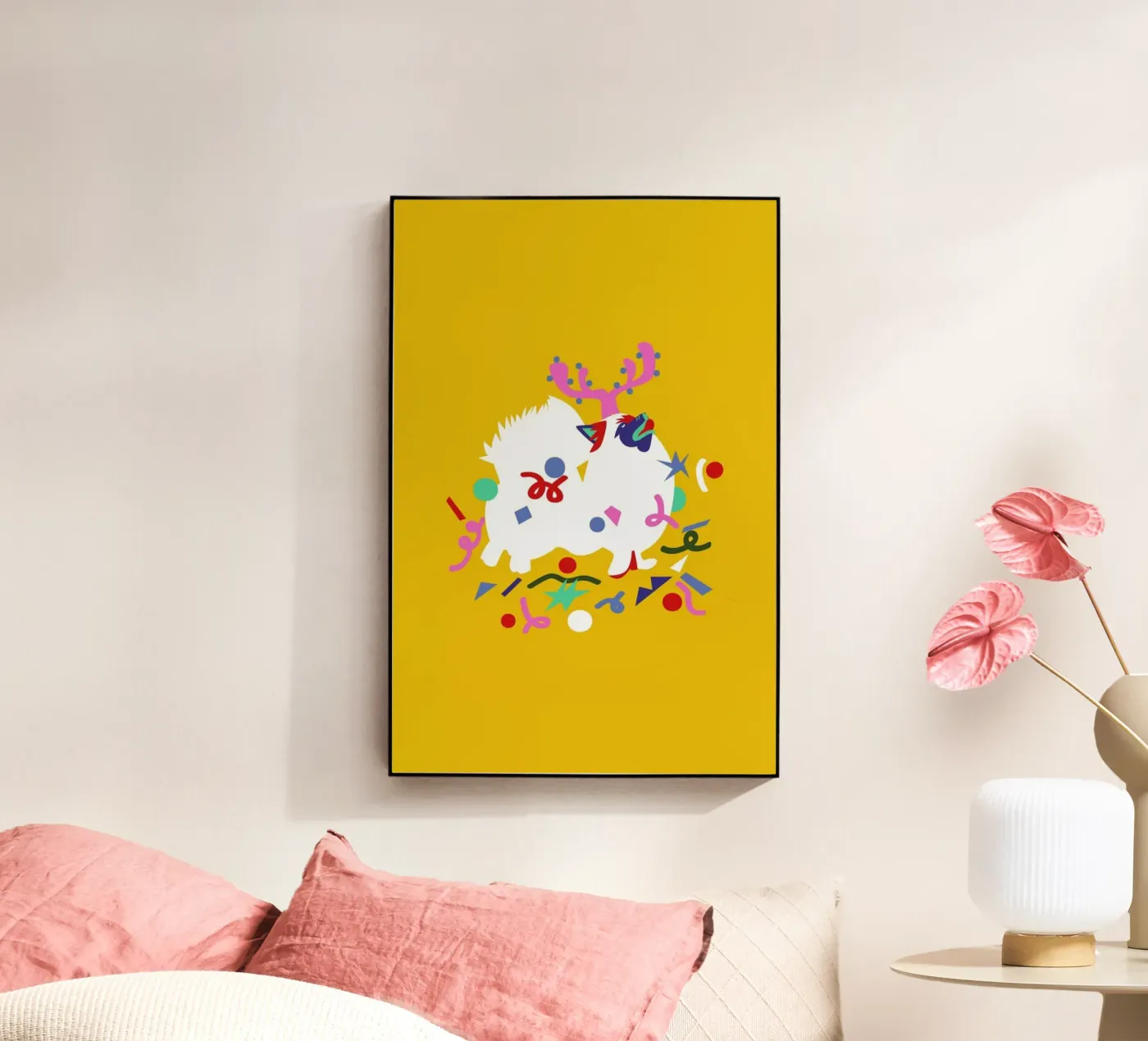 Xmas Pom Pom plexiglass da Mariery Young