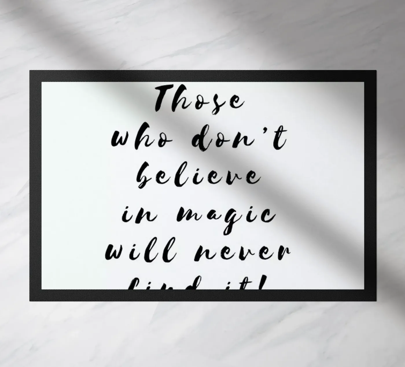 BELIEVE doormat by Ayleen