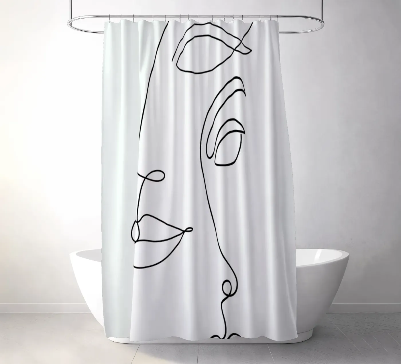 Two Faced Duschvorhang von Honeymoon Hotel