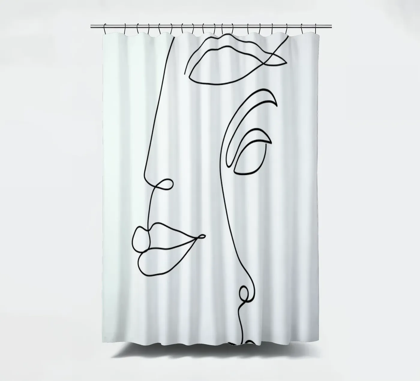 Two Faced Duschvorhang von Honeymoon Hotel