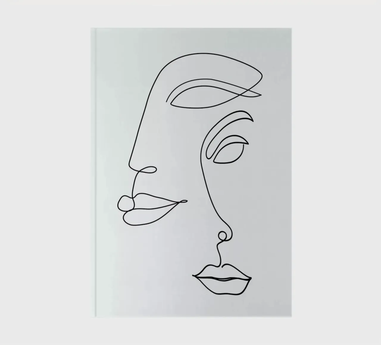 Two Faced notebook by Honeymoon Hotel