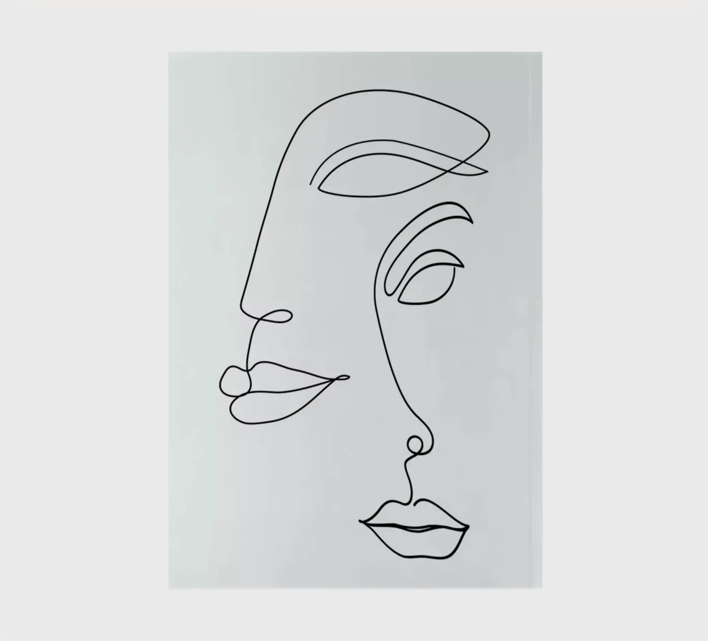 Two Faced notebook by Honeymoon Hotel
