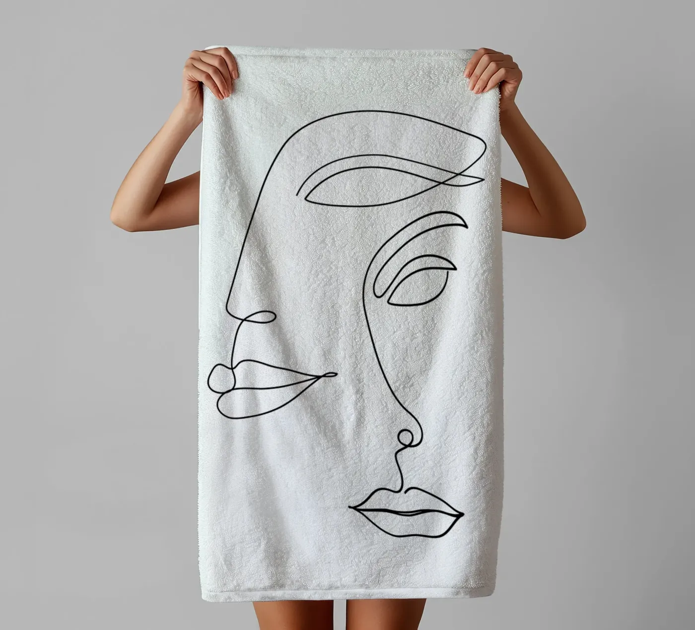 Two Faced badhanddoek van Honeymoon Hotel