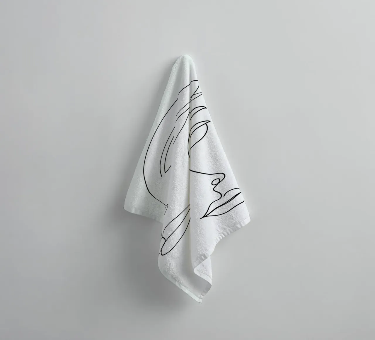 Two Faced badhanddoek van Honeymoon Hotel