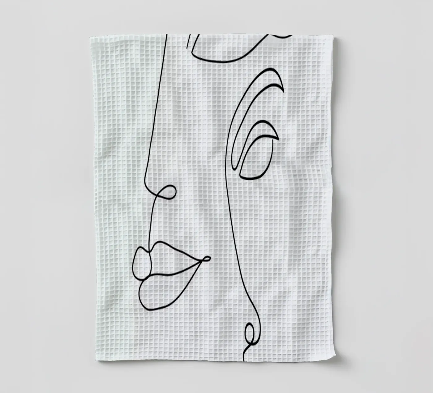 Two Faced Geschirrtuch von Honeymoon Hotel