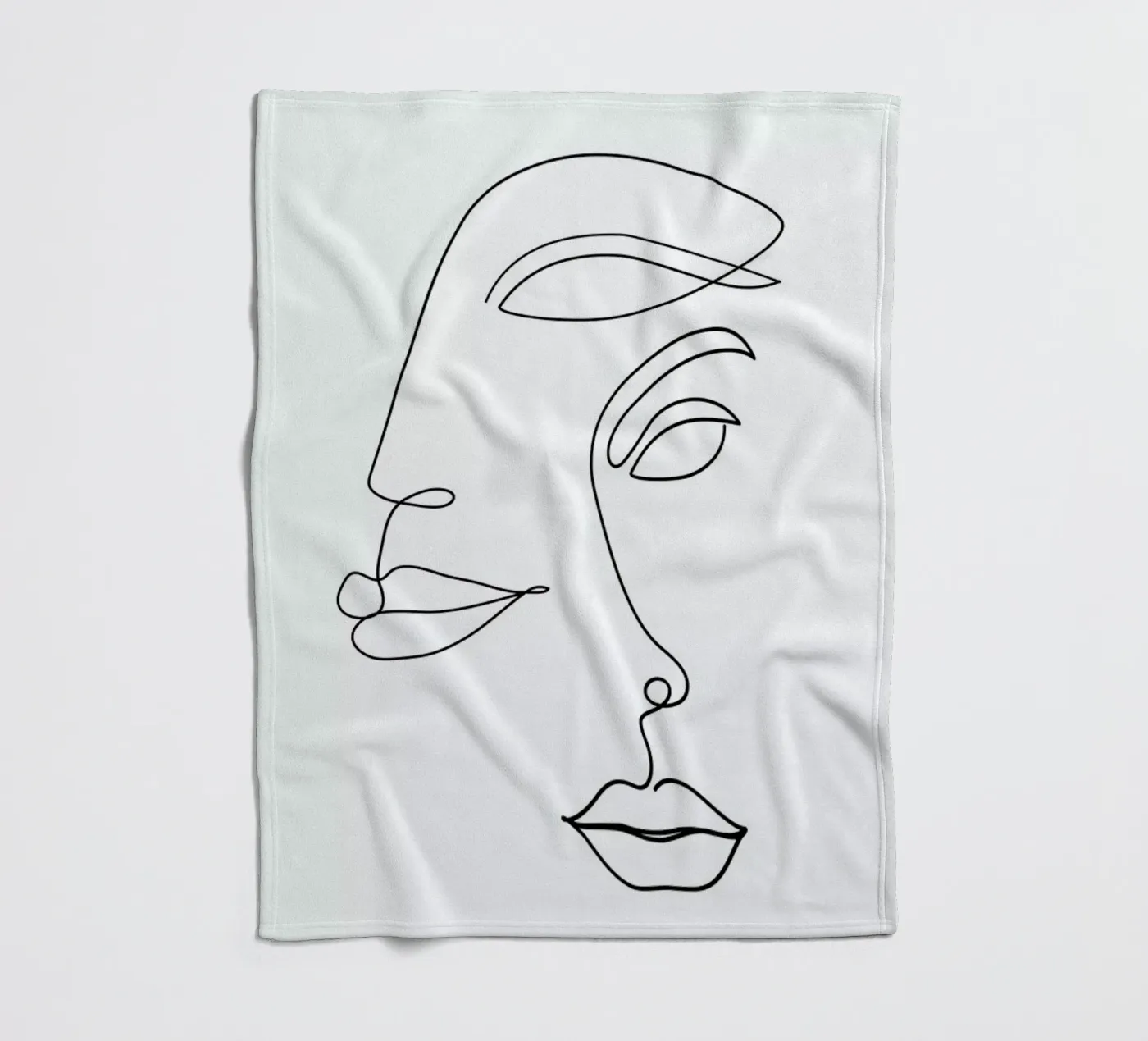 Two Faced Fleecedecke von Honeymoon Hotel