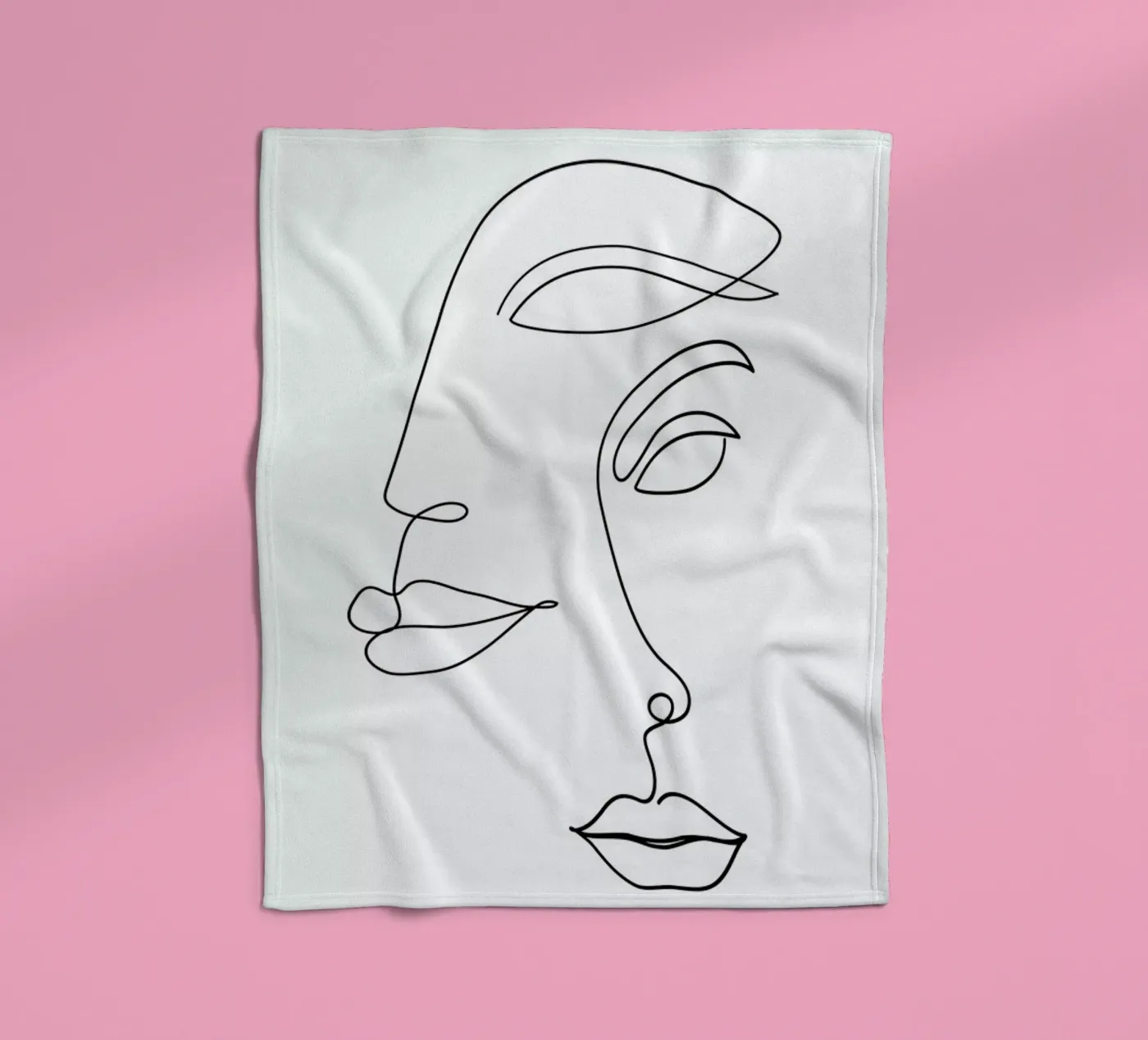 Two Faced Fleecedecke von Honeymoon Hotel