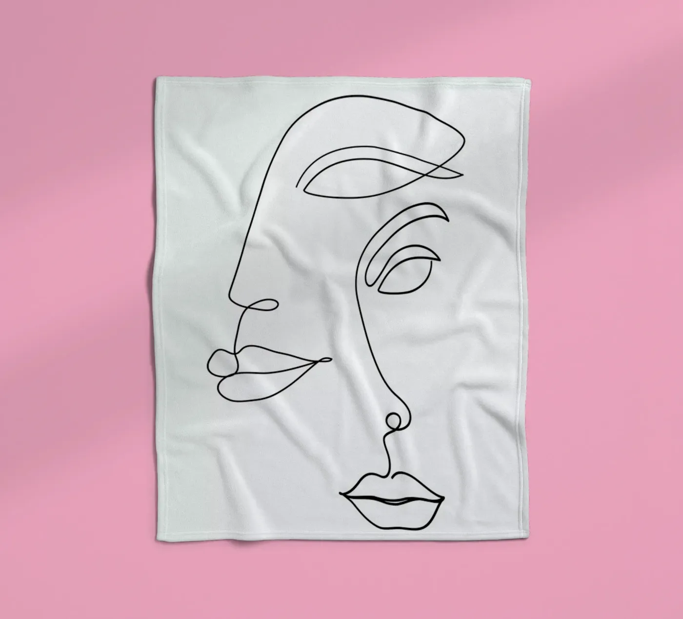 Two Faced Fleecedecke von Honeymoon Hotel