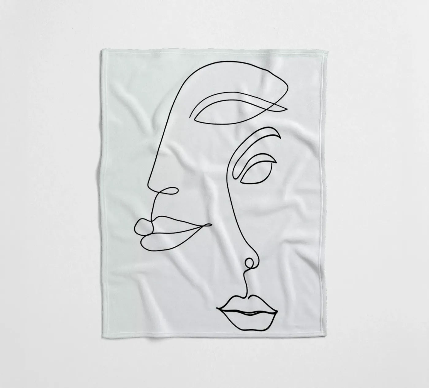 Two Faced Fleecedecke von Honeymoon Hotel