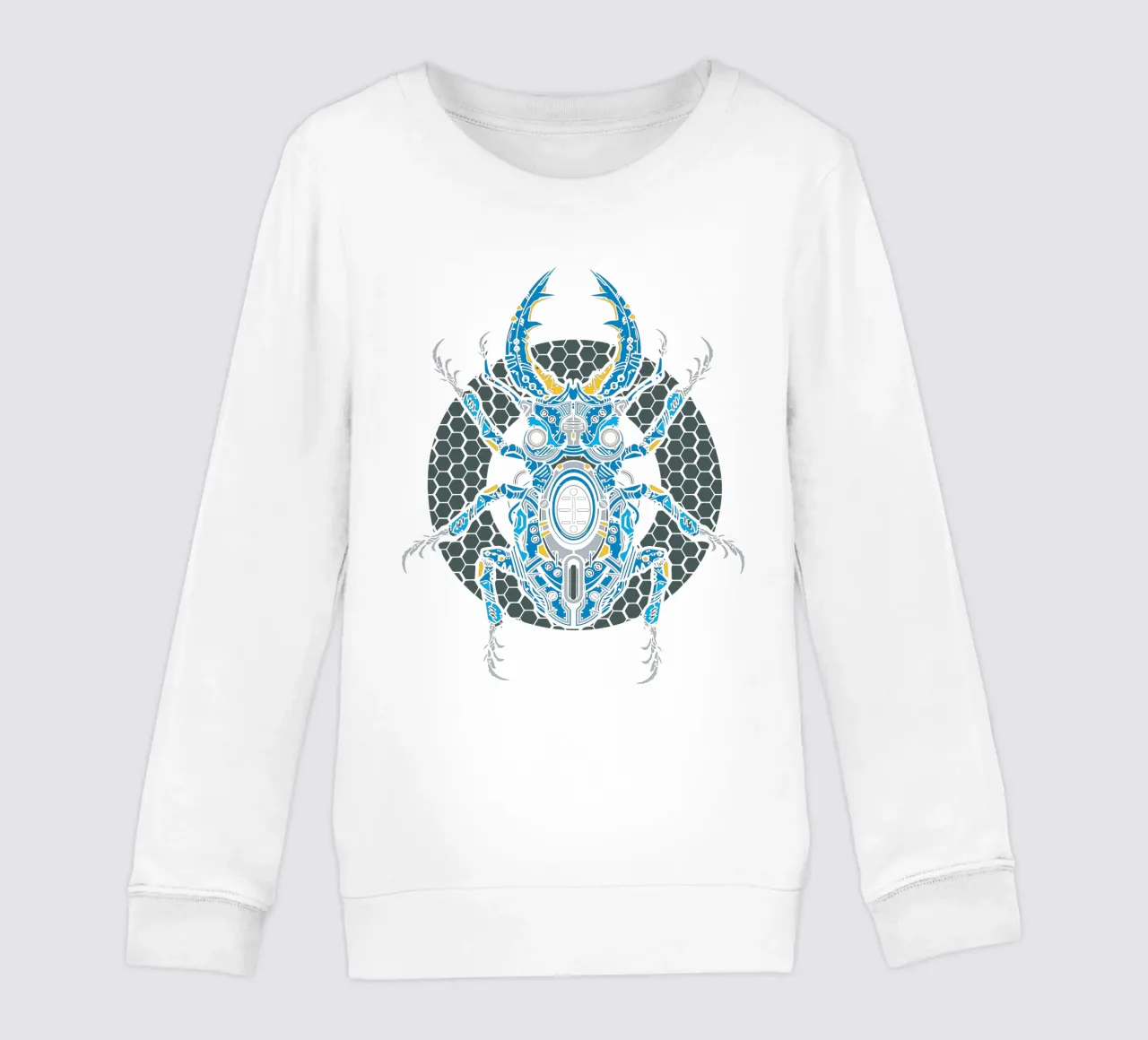 insects Robotic Art Design Kinder Sweatshirt von nirwanaart