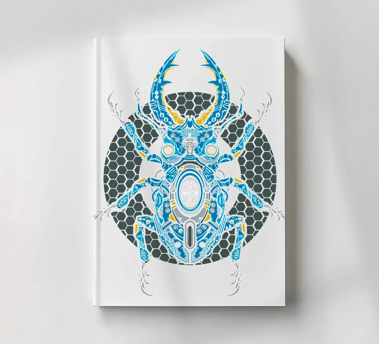 insects Robotic Art Design notebook by nirwanaart