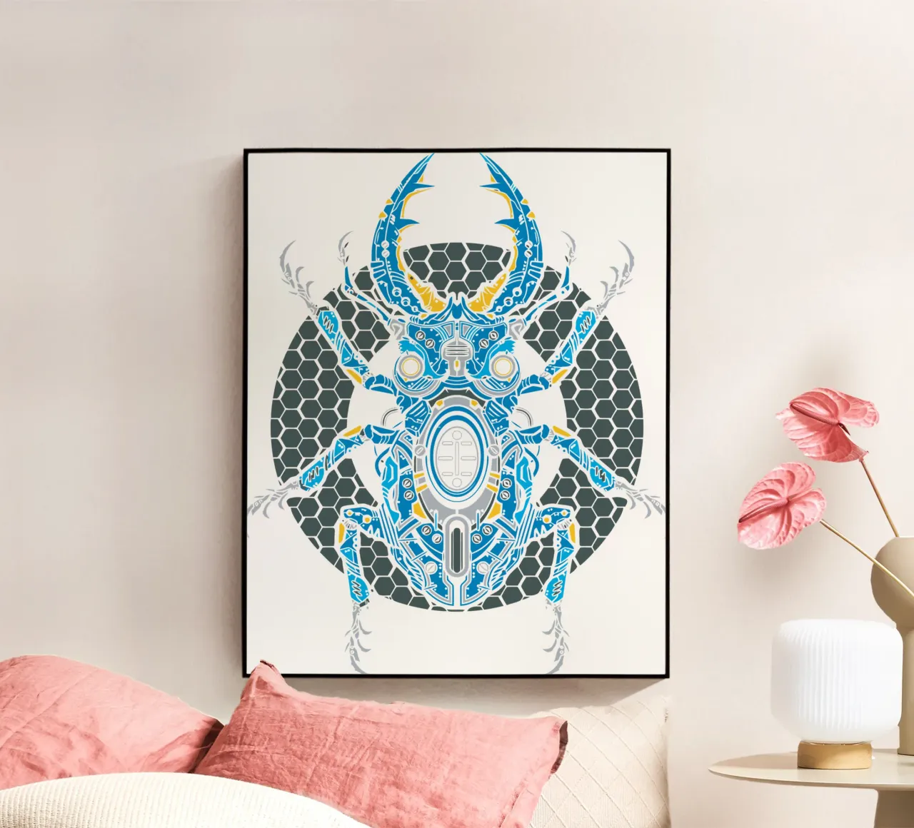 insectos Robotic Art Design metacrilato de nirwanaart
