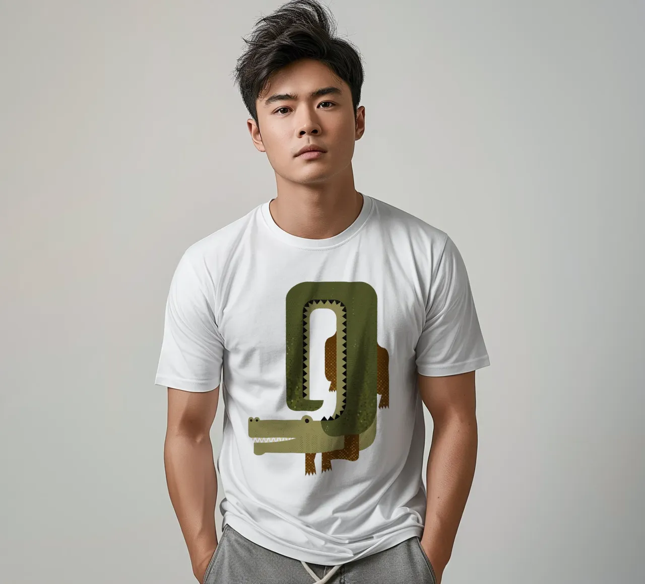 Capricho Cocodrilo camiseta de The Printed Sparrow