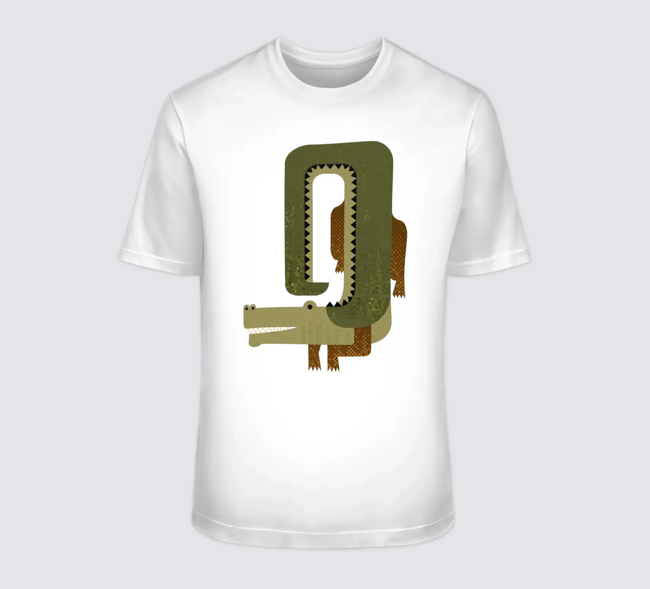Capricho Cocodrilo camiseta de The Printed Sparrow