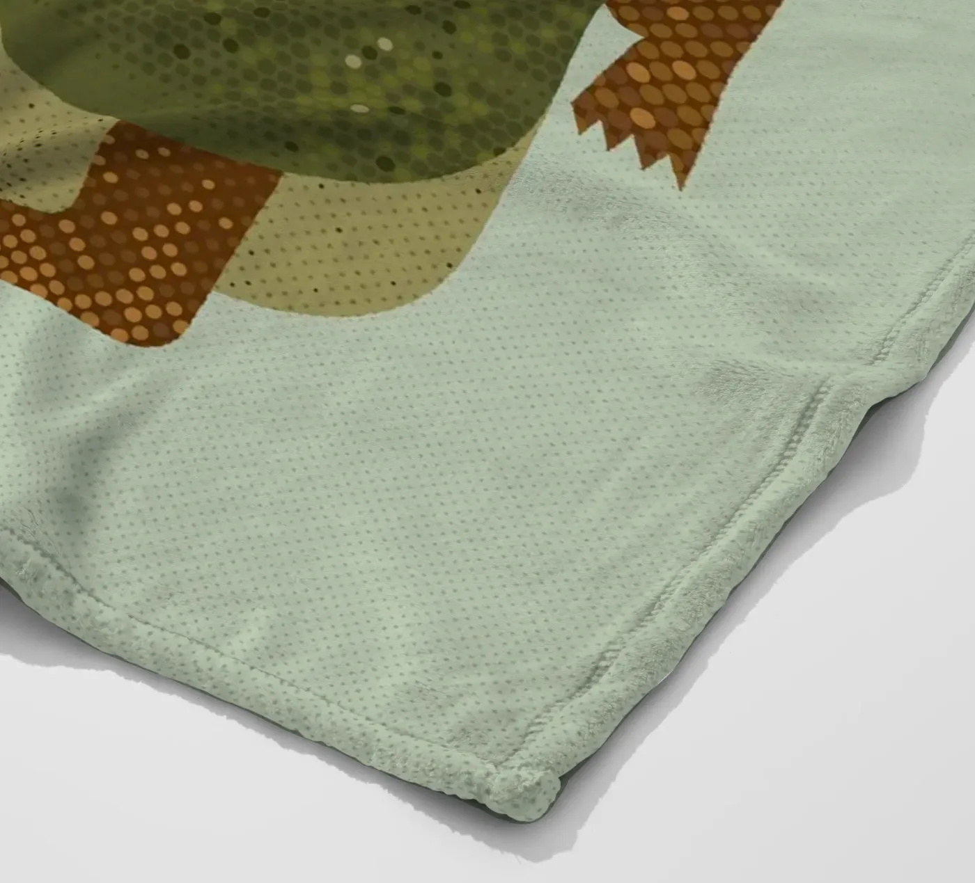 Whimsy Krokodil fleecedeken van The Printed Sparrow