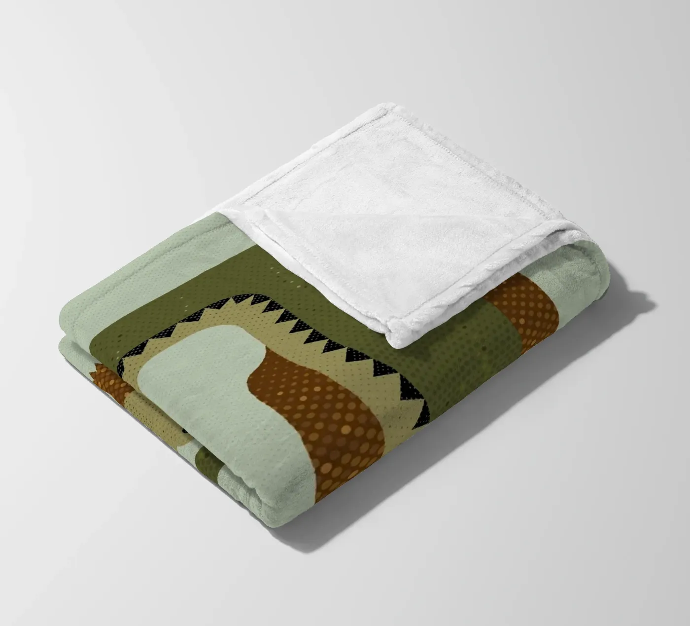 Whimsy Krokodil fleecedeken van The Printed Sparrow