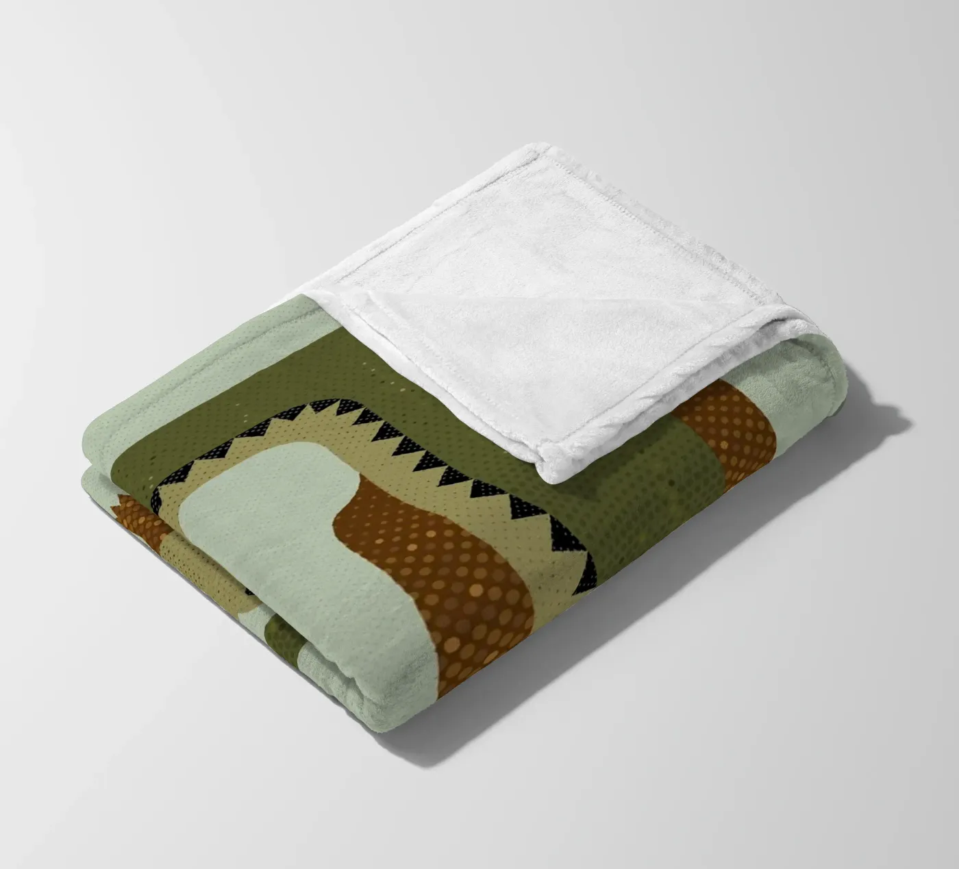 Whimsy Krokodil fleecedeken van The Printed Sparrow