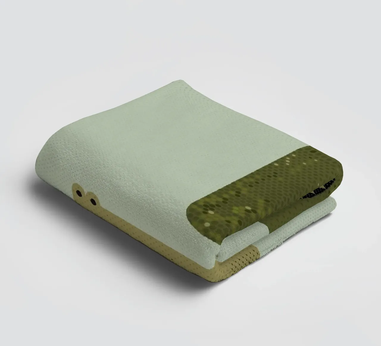 Capricho Cocodrilo toalla de baño de The Printed Sparrow