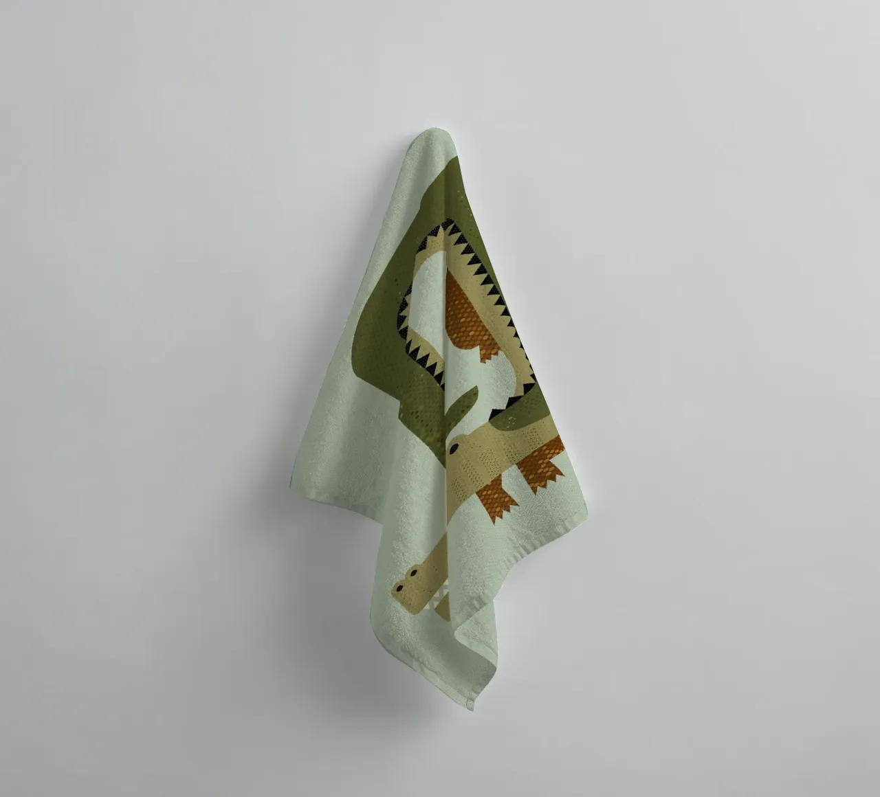 Capricho Cocodrilo toalla de baño de The Printed Sparrow