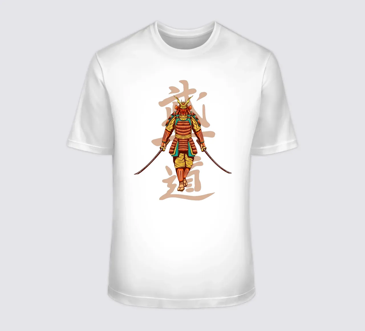 Japanese Samurai Art Design t-shirt by nirwanaart