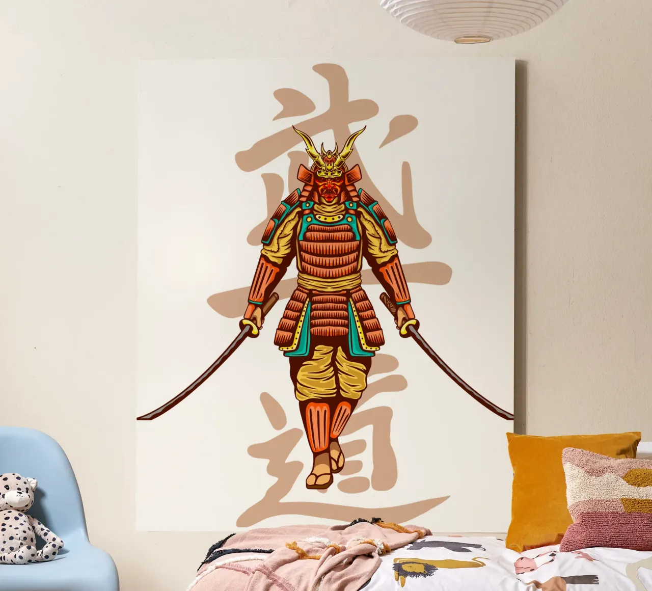 Japans Samurai Kunstontwerp canvas van nirwanaart
