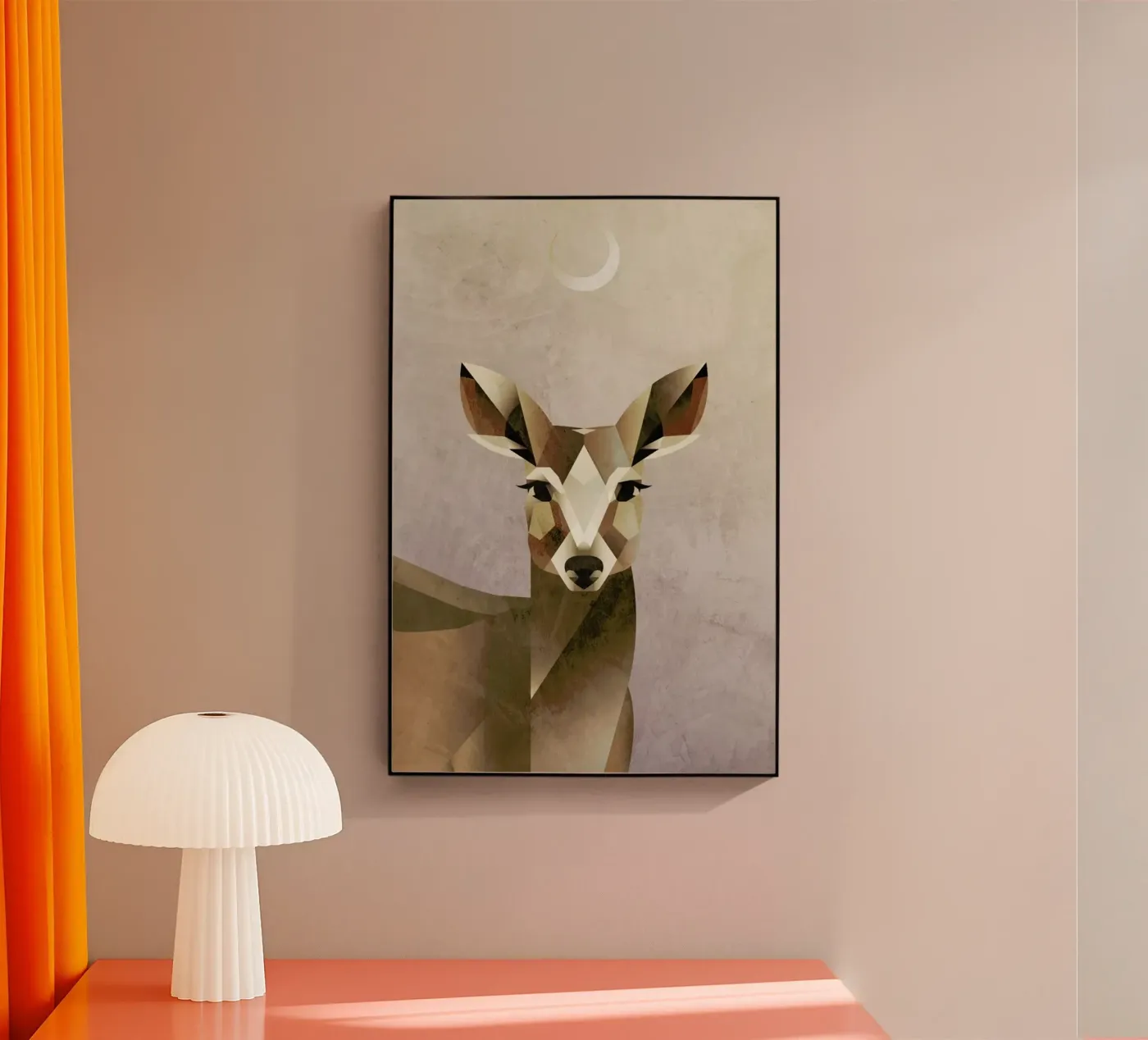 Dawn Deer acrylic glass by A Nordic Girl