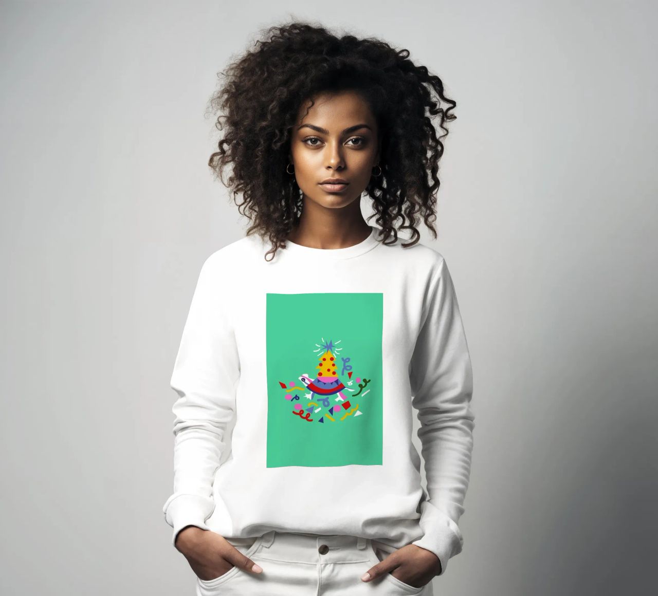 Turtle on Christmas felpa da Mariery Young