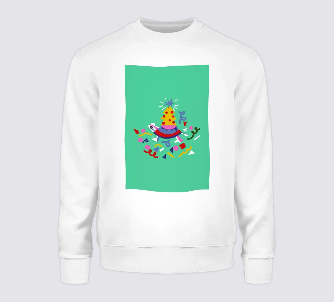 Turtle on Christmas felpa da Mariery Young