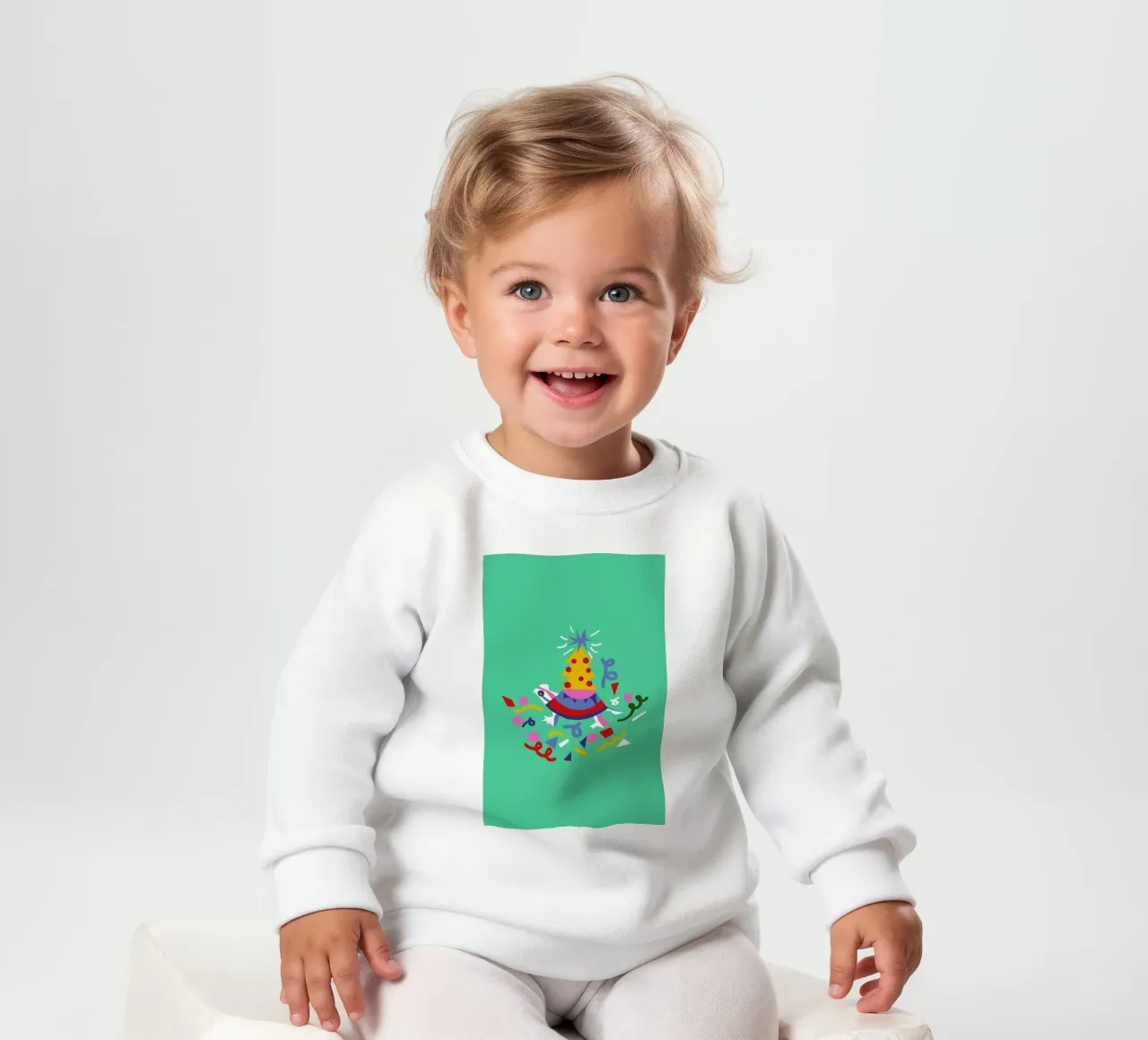 Turtle on Christmas felpa neonato da Mariery Young